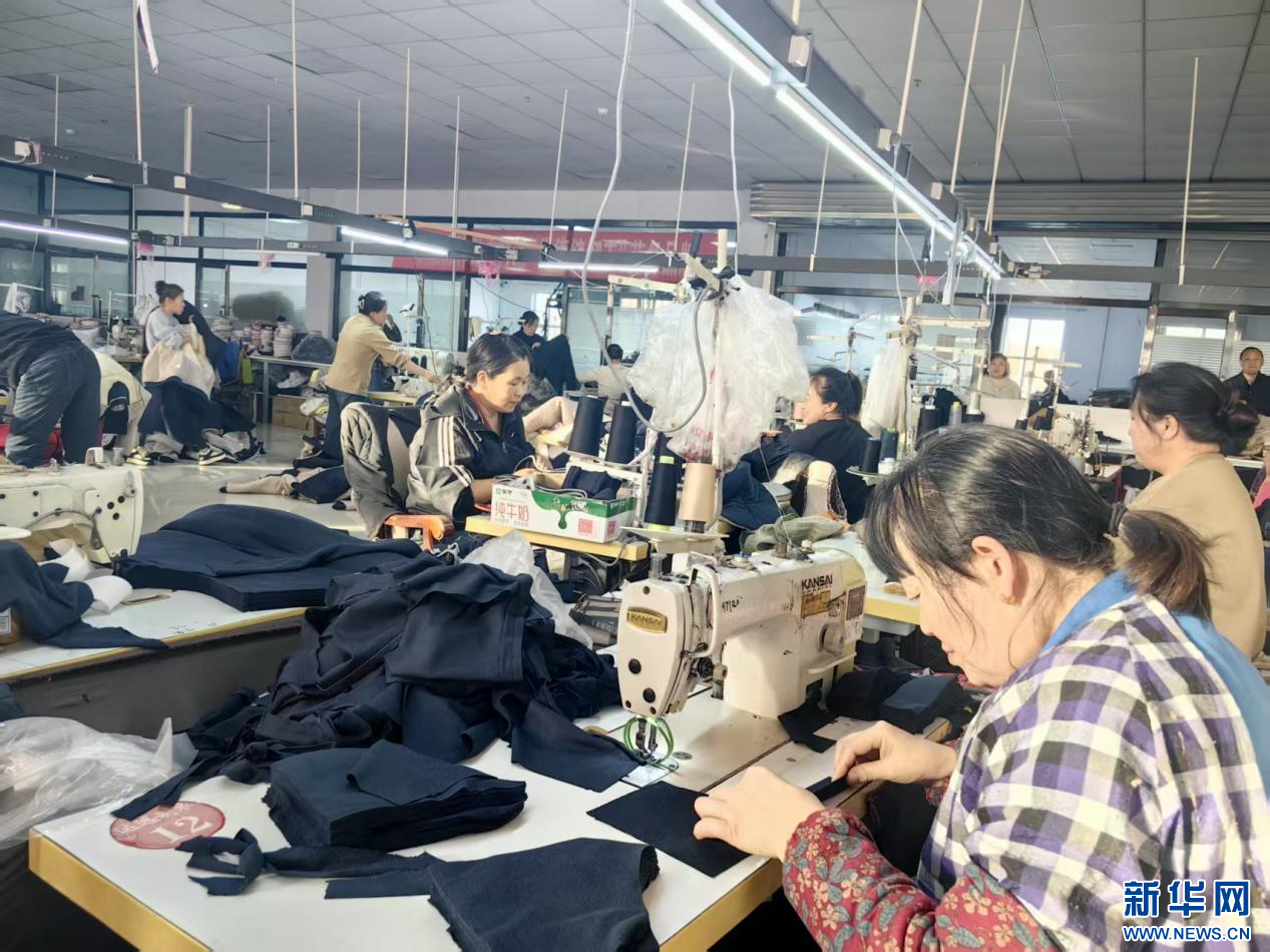 内蒙古化德县：羊驼绒服装“温暖”